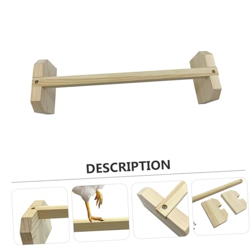 HANABASS Papageien Standplattform aus Holz Sitzstange für Vögel für Käfige und Spielplätze Langlebig und Unterhaltsam für Papageien und Hühner HANABASS Papageien Standplattform aus Holz Sitzstange für Vögel für Käfige und Spielplätze Langlebig und Unterhaltsam für Papageien und Hühner von HANABASS