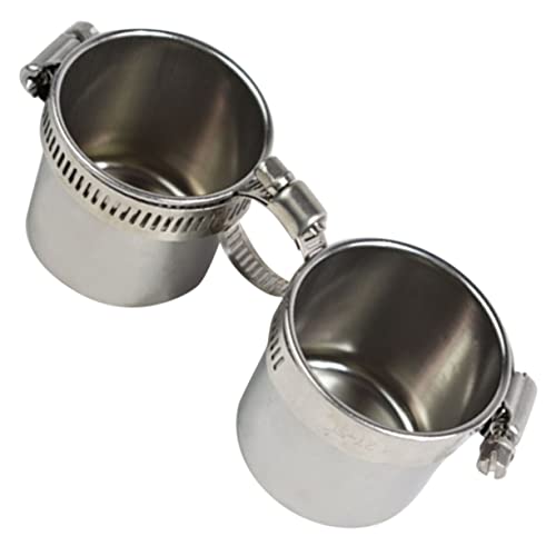 HANABASS Vogel Papagei Stehen Pole Feeder Käfig Zubehör Pet Papagei Fütterung Container 6 5 cm Hohe Robuste Material von HANABASS