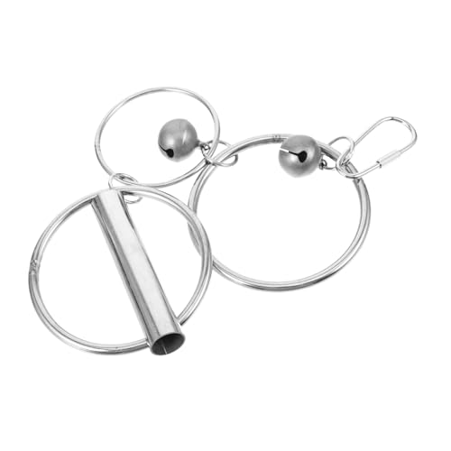 HANABASS Papagei Spielzeug Vogel Metall Glocke Hängen Vogel Käfig und Spaß für Papagei HANABASS Papagei Spielzeug Vogel Metall Glocke Hängen Vogel Käfig und Spaß für Papagei von HANABASS