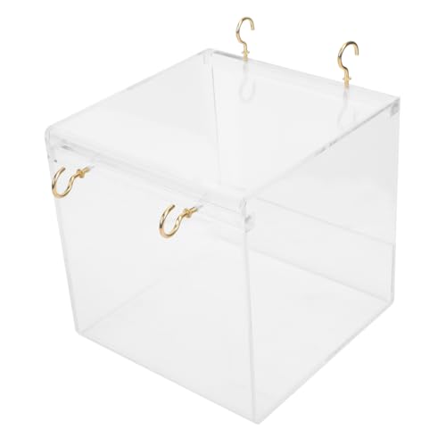 HANABASS Parrot Bath Box aus Dickem Transparente Vogelbadewanne für Vögel Installieren Reinigen für Wellensittiche und Kleine Haustiere Sorgt für Komfortables Badeerlebnis HANABASS Parrot Bath Box aus Dickem Transparente Vogelbadewanne für Vögel Installieren Reinigen für Wellensittiche und Kleine Haustiere Sorgt für Komfortables Badeerlebnis von HANABASS