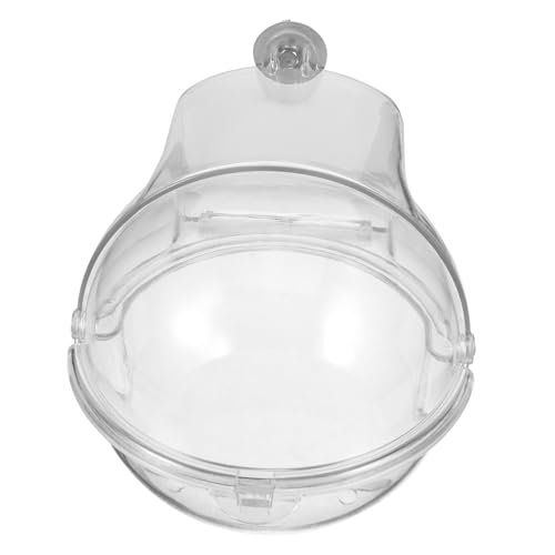 HANABASS Parrot Bath Box aus Glattem Kunststoff Hängendes Vogelbad mit Abgerundeten Kanten für Wellensittiche Nymphensittiche und Andere Ziervögel Leicht zu Reinigen und Sicher für Kleine von HANABASS