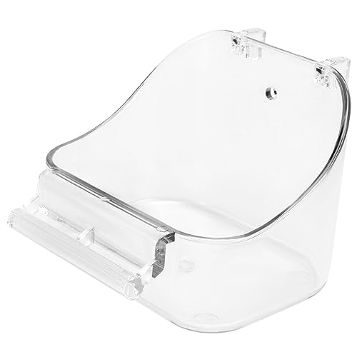 HANABASS Pet Bathing Basin für Vögel Transparente Futterbox für Wellensittiche Nymphensittiche und Hamster Umweltfreundliches und Leichtes Design für Sicheren Gebrauch HANABASS Pet Bathing Basin für Vögel Transparente Futterbox für Wellensittiche Nymphensittiche und Hamster Umweltfreundliches und Leichtes Design für Sicheren Gebrauch von HANABASS