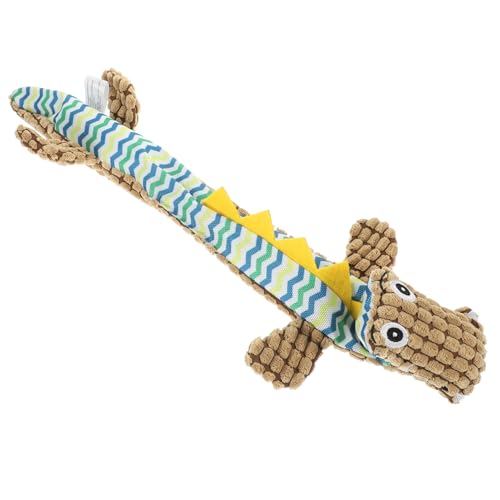 HANABASS Plüsch Kauspielzeug für Welpen Quietschendes Braunes Kuscheltier mit Zahnreinigungsfunktion für Teething Training und Stressabbau bei Hunden HANABASS Plüsch Kauspielzeug für Welpen Quietschendes Braunes Kuscheltier mit Zahnreinigungsfunktion für Teething Training und Stressabbau bei Hunden von HANABASS