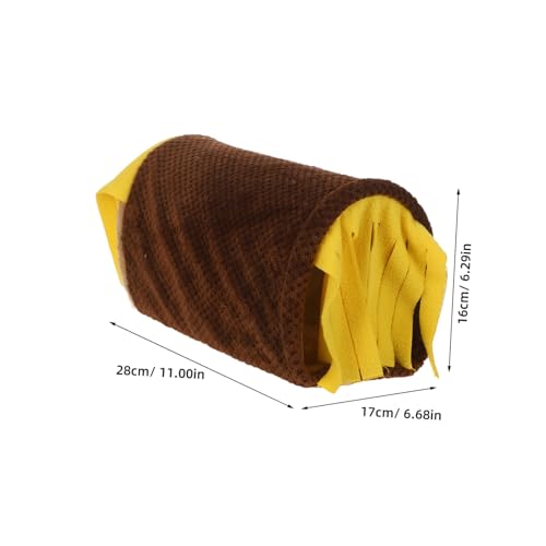 HANABASS Plüsch Kleintier Versteck Haus Kuscheliges Meerschweinchen Versteck mit Tunnel Waschbar Gemütliches Winternest für Hamster Chinchilla und Kleine Haustiere Multifunktionales und HANABASS Plüsch Kleintier Versteck Haus Kuscheliges Meerschweinchen Versteck mit Tunnel Waschbar Gemütliches Winternest für Hamster Chinchilla und Kleine Haustiere Multifunktionales und von HANABASS