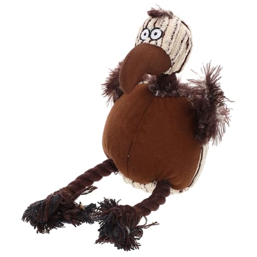 HANABASS Plüschvogel für Aggressive Interaktives Quietschspielzeug für Hunde Molar für Welpen und Hunde Cartoon Design Beige Haustier Training HANABASS Plüschvogel für Aggressive Interaktives Quietschspielzeug für Hunde Molar für Welpen und Hunde Cartoon Design Beige Haustier Training von HANABASS