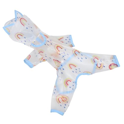 HANABASS Regenmantel Für Haustiere Hundeponcho Regenmantel Mit Vollständiger Abdeckung Wasserdichter Hunderegenmantel Für Hunde Mittelgroßer von HANABASS