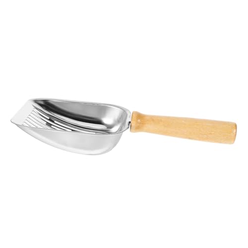 HANABASS Schaufel Für Katzenstreu Katzenschaufel Metall Kleine Streuschaufel Aus Metall Abfallschaufel Mit Langem Griff Kitten Pooper Lifter Metallstreu Scoop Silver Rostfreier Stahl HANABASS Schaufel Für Katzenstreu Katzenschaufel Metall Kleine Streuschaufel Aus Metall Abfallschaufel Mit Langem Griff Kitten Pooper Lifter Metallstreu Scoop Silver Rostfreier Stahl von HANABASS