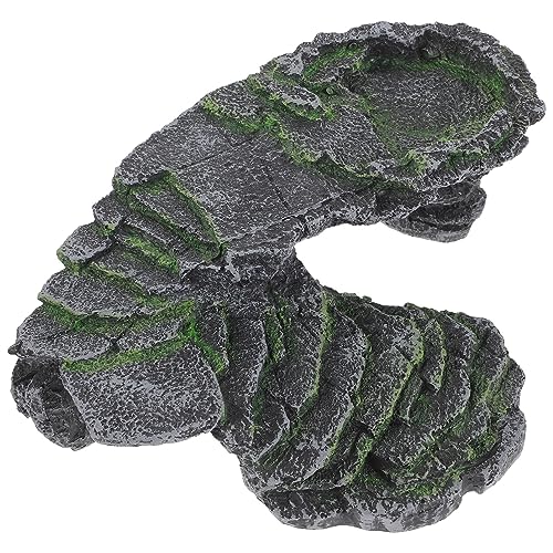 HANABASS Schildkröten Habitat Multifunktionale Sonnenplattform für Aquarien Kletterrampe Versteck aus Langlebigem Resin für Wasserschildkröten und Terrarien Dekoration HANABASS Schildkröten Habitat Multifunktionale Sonnenplattform für Aquarien Kletterrampe Versteck aus Langlebigem Resin für Wasserschildkröten und Terrarien Dekoration von HANABASS