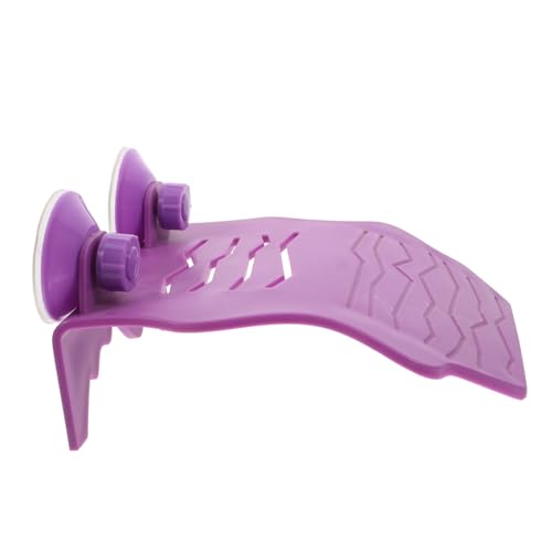 HANABASS Schildkröten-Terrasse schwimmende Aquariendekoration Schwimmende Aquariumdekoration Fisch Plattform Rampe zum Sonnenbaden für Schildkröten Sonnenstein für Schildkröten Abs Violett von HANABASS