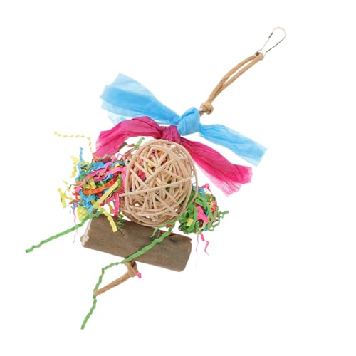 HANABASS Sepak Takraw Kauspielzeug Für Papageien Zum Aufhängen Kauschnabel Vögel Nymphensittiche Vogelzubehör Futterspender Für Papageien Schleifspielzeug HANABASS Sepak Takraw Kauspielzeug Für Papageien Zum Aufhängen Kauschnabel Vögel Nymphensittiche Vogelzubehör Futterspender Für Papageien Schleifspielzeug von HANABASS