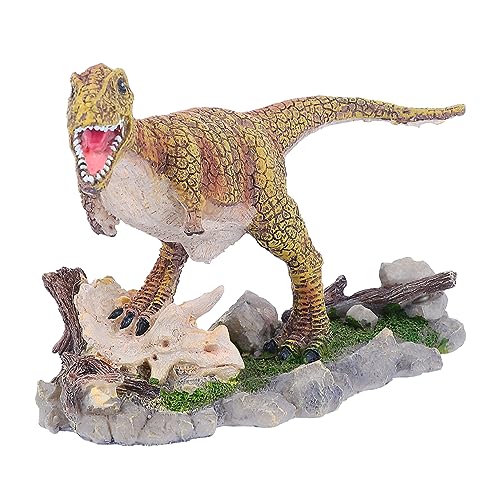 HANABASS Simulation Dinosaurier Dekoration für Aquarium Reptilien Käfig Zubehör Lebensnahe Harz Deko für Terrarium für Aquarien und Tierkäfige HANABASS Simulation Dinosaurier Dekoration für Aquarium Reptilien Käfig Zubehör Lebensnahe Harz Deko für Terrarium für Aquarien und Tierkäfige von HANABASS