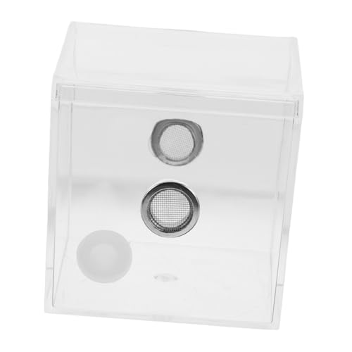 HANABASS Insektenbox Terrarium Transparent Insektengehege Lebensraum Behälter Plastik Reptil Zucht Gehege Haus Wärter Haustier Käfig Verstecken Springen Schnecke Grille Insekt Futter HANABASS Insektenbox Terrarium Transparent Insektengehege Lebensraum Behälter Plastik Reptil Zucht Gehege Haus Wärter Haustier Käfig Verstecken Springen Schnecke Grille Insekt Futter von HANABASS