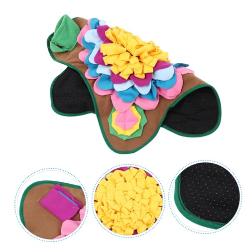 HANABASS Snuffle Mat für Hunde Plüsch Futtermatte Langsam Fressend Verschleißfest Anti Schlucken Futtermatte Haustier Beschäftigungsspielzeug für Gesundes Füttern und Training von HANABASS
