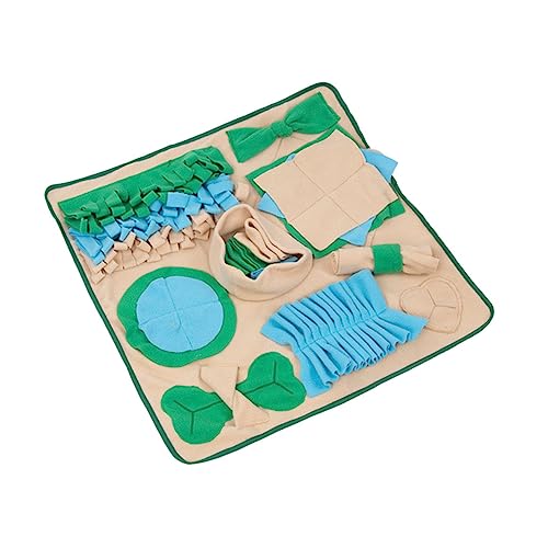 HANABASS Snufflematte für Hunde Hochwertige Futtermatte zur Geruchssinns Große Kapazität für Langsames Füttern für Spiel und Training Sicher und Langlebig von HANABASS