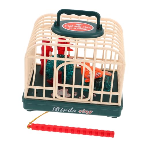 HANABASS Sprachkontrollierter Vogelkäfig flatternder Vogel Vogel-Montessori- Vogelspielzeug mit Käfig Interaktives für Plastik Blue HANABASS Sprachkontrollierter Vogelkäfig flatternder Vogel Vogel-Montessori- Vogelspielzeug mit Käfig Interaktives für Plastik Blue von HANABASS