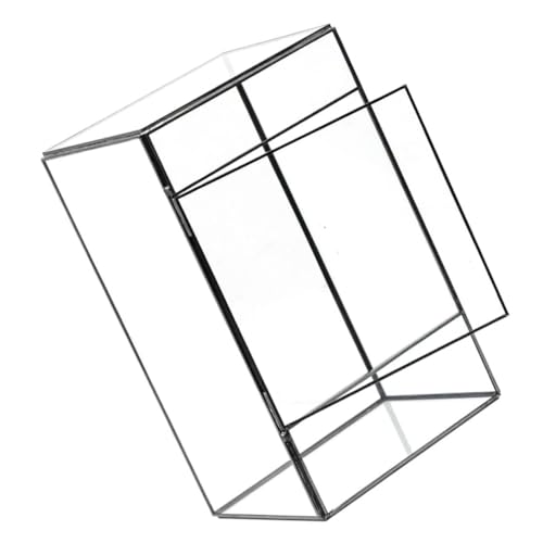 HANABASS Terrarium für Sukkulenten und Moos Handgefertigte Geometrische Tischdeko Transparent Langlebig für Wohnräume oder Pflanzenhalterung für Landschaften HANABASS Terrarium für Sukkulenten und Moos Handgefertigte Geometrische Tischdeko Transparent Langlebig für Wohnräume oder Pflanzenhalterung für Landschaften von HANABASS