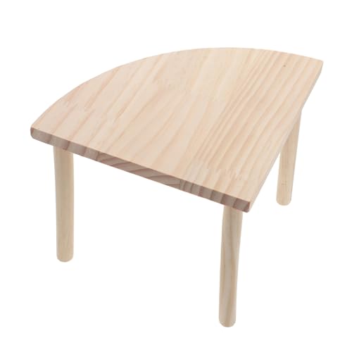 HANABASS Thickened Hamster Kletterplattform aus Holz mit Etagen Trainings und Schlafplatz für Hamster Rennmäuse und Kleine Haustiere Stabile Spiel und Ruhefläche im Käfig von HANABASS
