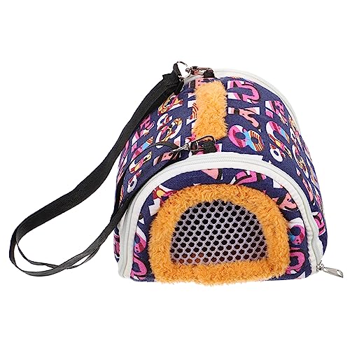 HANABASS Tragbare Hamster Tragetasche aus Atmungsaktivem Canvas Leichter Kleintier Transportbeutel für Hamster Mäuse und Kleine Haustiere Kompakt Robust Einfach zu Reinigen für Outdoor HANABASS Tragbare Hamster Tragetasche aus Atmungsaktivem Canvas Leichter Kleintier Transportbeutel für Hamster Mäuse und Kleine Haustiere Kompakt Robust Einfach zu Reinigen für Outdoor von HANABASS