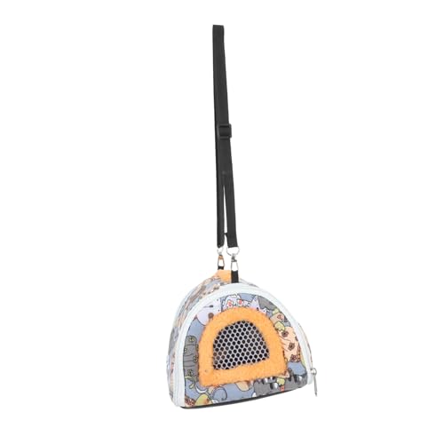 HANABASS Tragbare Hamster Tragetasche aus Weichem Material mit Netzdesign Abnehmbarem Schultergurt und Handgriff Atmungsaktiv und Warm für Reisen Camping und Ausflüge mit Kleinen HANABASS Tragbare Hamster Tragetasche aus Weichem Material mit Netzdesign Abnehmbarem Schultergurt und Handgriff Atmungsaktiv und Warm für Reisen Camping und Ausflüge mit Kleinen von HANABASS