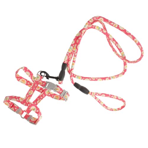 HANABASS Verstellbares Katzen Geschirr mit Leine Ergonomisches Ausbruchsicheres Design Komfortabel und Langlebig für Kleine und Große Katzen für Outdoor Aktivitäten von HANABASS