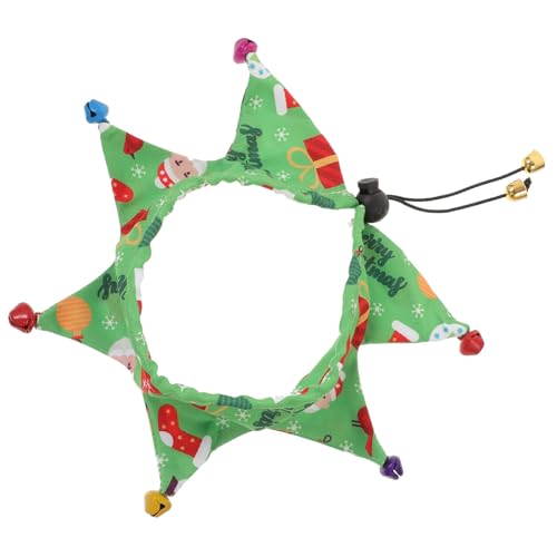 HANABASS Verstellbares Katzenhalsband Weihnachtsmotiv mit Glocke Grüner Katzen Neckerchief für Festliche Partys und Alltag Leichtes Sicheres Zubehör für Katzen HANABASS Verstellbares Katzenhalsband Weihnachtsmotiv mit Glocke Grüner Katzen Neckerchief für Festliche Partys und Alltag Leichtes Sicheres Zubehör für Katzen von HANABASS