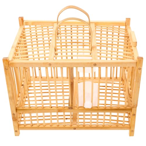 HANABASS Vogel-Reisekäfig Kleiner Vogel-Reisekäfig Tragbare Vogel-Reisetasche Für Papageien Sittiche Nymphensittiche Sittiche von HANABASS