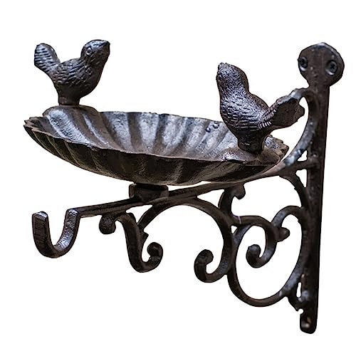 HANABASS Wandmontierter Vogelfutterspender Dekorativer Futternapf für Wildvögel Gartenaccessoire mit Haken für Vogelbad und Futterstation für Garten HANABASS Wandmontierter Vogelfutterspender Dekorativer Futternapf für Wildvögel Gartenaccessoire mit Haken für Vogelbad und Futterstation für Garten von HANABASS