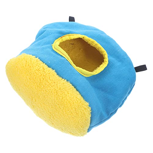 HANABASS Warmer Großer Hängender Vogel Nestkorb aus Atmungsaktiv und Vogelbett für Käfig als Winterruheplatz für Papageien und Kleine Vögel von HANABASS