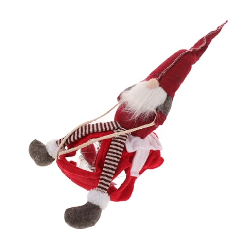 HANABASS Weihnachtliches Hundekostüm Santa Reiter Verstellbarer Pferdeanzug Gemütlicher Wintermantel für Kleine bis Große Hunde Festliches Haustier Outfit für Weihnachten und Party von HANABASS