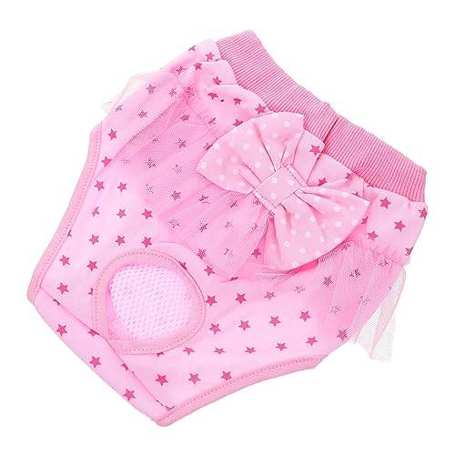 HANABASS Haustierwindel für Hunde Hosen Spitze Prinzessinnen-Stil Schmetterlingsknoten für Die Gesundheitspflege Der Periode HANABASS Haustierwindel für Hunde Hosen Spitze Prinzessinnen-Stil Schmetterlingsknoten für Die Gesundheitspflege Der Periode von HANABASS