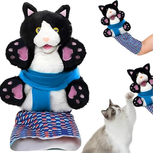 HANGGON Wrestling Cat Toy Puppet,Cat Puppet Wrestler,Cat Wrestling Toy Puppet,Cat Wrestler Puppet,Plüschkatze Wrestle Toy,Lustige Katzen Puppe Wrestling Spielzeug,für Hauskatzen & Katzenliebhaber HANGGON Wrestling Cat Toy Puppet,Cat Puppet Wrestler,Cat Wrestling Toy Puppet,Cat Wrestler Puppet,Plüschkatze Wrestle Toy,Lustige Katzen Puppe Wrestling Spielzeug,für Hauskatzen & Katzenliebhaber von HANGGON