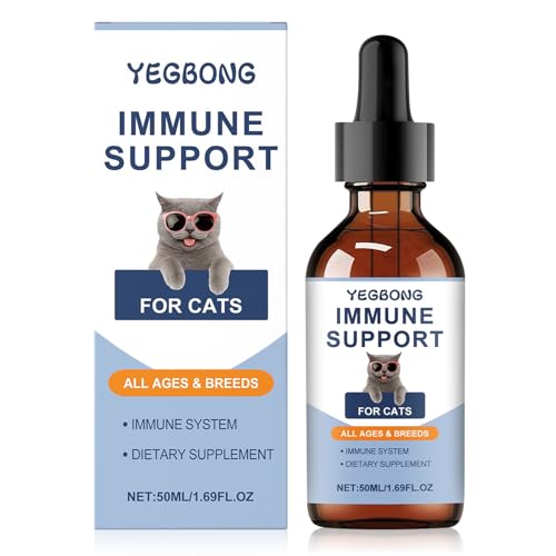Vitamine Tropfen für Katzen, Multivitamintropfen für Katzen, Cat Flüssige Multivitamin für Gelenke, Immungesundheit, Haut - 50ML von HANGGON