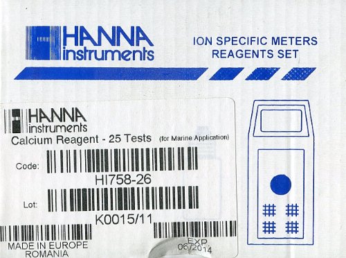 25 Testsätze Marine Calcium für Mini-Photometer Hanna HI 758 von Hanna Instruments