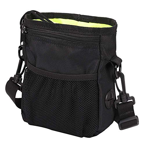 HANWELL Futterbeutel für Hunde Leckerlies, Hundeleckerlitasche mit PooSpender-Verstellbarer Taillen/Schulterriemen, Mehrfachtaschen für Tragende Hunde Kibble und Spielzeug - Wasserdichtes, Schwarz HANWELL Futterbeutel für Hunde Leckerlies, Hundeleckerlitasche mit PooSpender-Verstellbarer Taillen/Schulterriemen, Mehrfachtaschen für Tragende Hunde Kibble und Spielzeug - Wasserdichtes, Schwarz von HANWELL