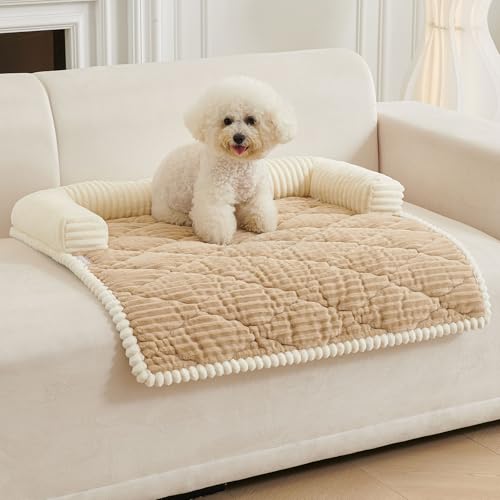 HAOMAIJIA Hunde-Couch-Bett für mittelgroße Hunde, rutschfeste Haustier-Couchbezüge für Sofa, dick, weich, waschbar, Hunde-Couch-Bezug, Schutz, alle Jahreszeiten, universelle Hunde- und Katzenbettmatte HAOMAIJIA Hunde-Couch-Bett für mittelgroße Hunde, rutschfeste Haustier-Couchbezüge für Sofa, dick, weich, waschbar, Hunde-Couch-Bezug, Schutz, alle Jahreszeiten, universelle Hunde- und Katzenbettmatte von HAOMAIJIA