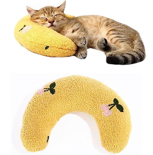 Katzenkissen, kleines Kissen für Katze, Katzendecken für den Innenbereich, Haustierspielzeug, kleines Bananen-Donut-Bett für Haustiere, kleines Kissen für Katzen, kein Heizkissen, echte kleine Katzenkissen, kleines Kissen für Katze, Katzendecken für den Innenbereich, Haustierspielzeug, kleines Bananen-Donut-Bett für Haustiere, kleines Kissen für Katzen, kein Heizkissen, echte kleine von HAOSHICS