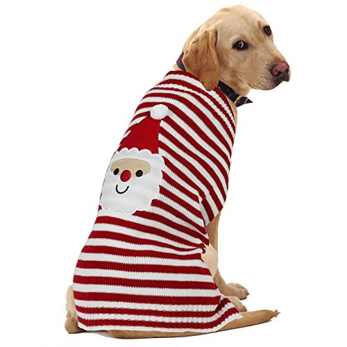 HAPEE Weihnachts-Hundepullover für große Hunde, Weihnachtsmann-Haustierkleidung, Weihnachts-Hundezubehör, Hundebekleidung von HAPEE