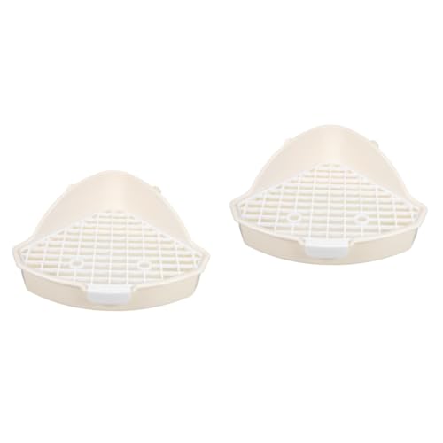 HAPINARY 2St Kaninchen-Dreiecks-Töpfchen Kaninchenklo Kleinere Toilette Minimalistische Toilette Hasen-Töpfchentablett für den Innenbereich Kleintiertoilette im Innenbereich Abs Weiß HAPINARY 2St Kaninchen-Dreiecks-Töpfchen Kaninchenklo Kleinere Toilette Minimalistische Toilette Hasen-Töpfchentablett für den Innenbereich Kleintiertoilette im Innenbereich Abs Weiß von HAPINARY