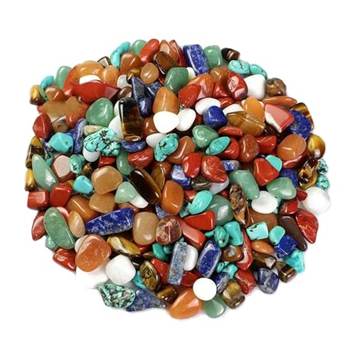 HAPINARY 1 Felsen Glaskies natürliche Glassteine Naturstein Dekorationen für Aquarien Aquarium Glasgrab Kinder Lernen Aquarienglas Kristallquarz gelber Achat Erdfarben einstellen von HAPINARY