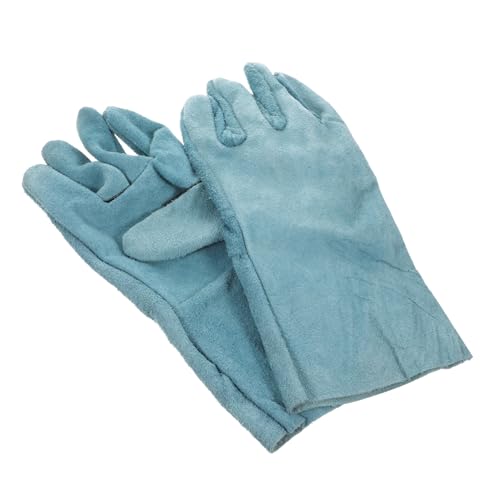 HAPINARY 1 Paar Bissfeste Handschuhe Für Hund Dicke Rindsleder Schutzhandschuhe Trainingshandschuhe Für Haustiere von HAPINARY