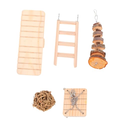 HAPINARY Hamsterleiter-kletterspielzeug Für Kleintiere Holzleiter Für Mäuse Und Ratten Spielzeug Zum Zähneknirschen HAPINARY Hamsterleiter-kletterspielzeug Für Kleintiere Holzleiter Für Mäuse Und Ratten Spielzeug Zum Zähneknirschen von HAPINARY