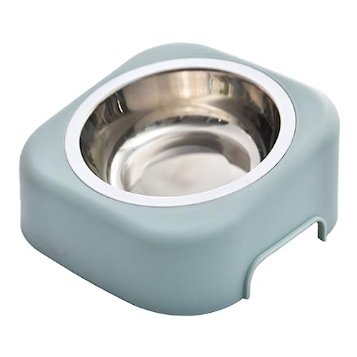 HAPINARY 1 Satz Anti-Kipp-Haustiernapf Hundefutter Schüssel anregend pet Water Bowl pet Supplies katzennäpfe Trinknapf für Haustiere Wasserfutterspender für Katzen Rostfreier Stahl Blue von HAPINARY