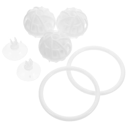 HAPINARY 1 Satz Betta-trainingsring Rohr Poster Blasenfilter Adapter Für Flaschenverschlüsse Dip-Bowl-vorspeisen Gewürzschale Vorspeisen Snack-vorspeisen Pflegefilter Abs Weiß von HAPINARY