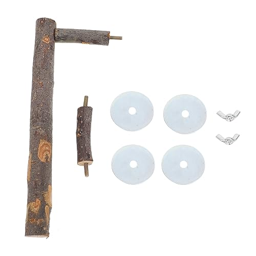 HAPINARY Papagei Vogel Feeder Holz Stehen Pole U Form Stick Schüssel Unterstützung Vogel Spielzeug Vogel Käfig Zubehör HAPINARY Papagei Vogel Feeder Holz Stehen Pole U Form Stick Schüssel Unterstützung Vogel Spielzeug Vogel Käfig Zubehör von HAPINARY