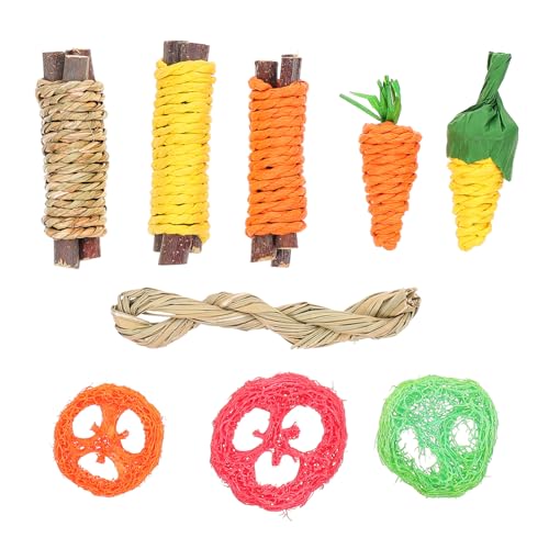 HAPINARY 1 Satz Hamster-Spielzeug Hühner-Luffa-Spielzeug Spielzeug Aufhängen Hamster Spielzeug Kauspielzeug meerschweinchen Snacks Spielzeug für Haustiere Haustierspielzeuge Hase von HAPINARY