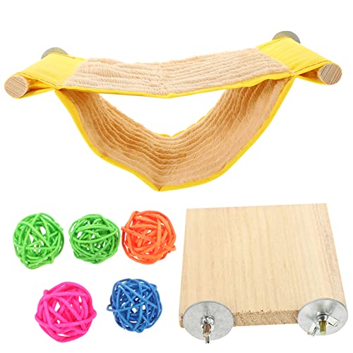 HAPINARY Meerschweinchen-Bett-Set warmes Nest Hängematte zum Aufhängen Sprungbrett für Chinchillas Eichhörnchen HAPINARY Meerschweinchen-Bett-Set warmes Nest Hängematte zum Aufhängen Sprungbrett für Chinchillas Eichhörnchen von HAPINARY