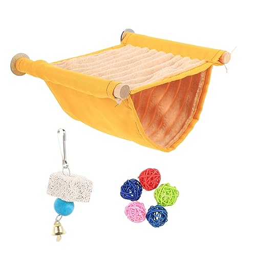 HAPINARY Satz Mit Wärme Papagei Hängematten Beißspielzeug Zum Aufhängen Für Vögel Käfighängematte Papageienschlafnest HAPINARY Satz Mit Wärme Papagei Hängematten Beißspielzeug Zum Aufhängen Für Vögel Käfighängematte Papageienschlafnest von HAPINARY