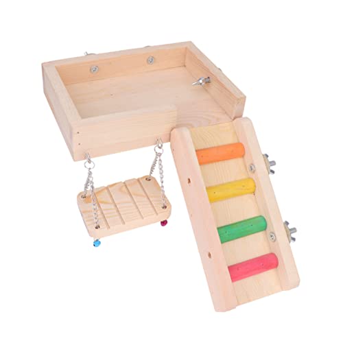 HAPINARY Niedliches Papagei-schaukelleiter-Spielzeug-Set Für Vögel Hamster Futtersuche-Spielzeug Sicherer Spaß Vogelfähigkeiten HAPINARY Niedliches Papagei-schaukelleiter-Spielzeug-Set Für Vögel Hamster Futtersuche-Spielzeug Sicherer Spaß Vogelfähigkeiten von HAPINARY
