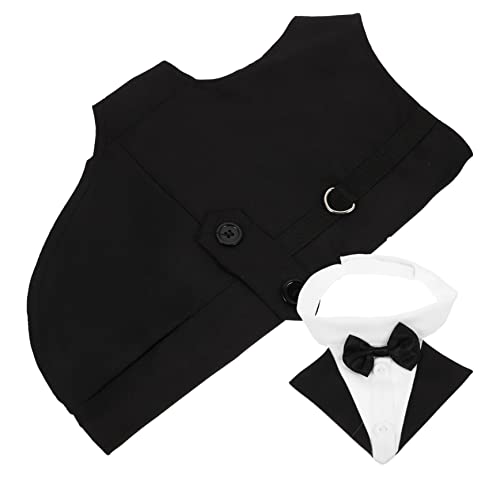 HAPINARY Hochzeit Hund Bandana Set Hund Anzug Haustier Fliege Formale Haustier Outfit Hundehalsband HAPINARY Hochzeit Hund Bandana Set Hund Anzug Haustier Fliege Formale Haustier Outfit Hundehalsband von HAPINARY