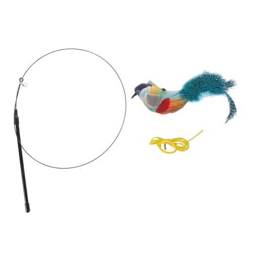 HAPINARY 1satz Katzenspielzeug Interaktive Katzenangel Mit Vogelgeräusch Plüsch-katzenspielzeug Katzenminze-Stick Für Stundenlangen Spielspaß Geeignet Für Aktive Katzen Und Kitten HAPINARY 1satz Katzenspielzeug Interaktive Katzenangel Mit Vogelgeräusch Plüsch-katzenspielzeug Katzenminze-Stick Für Stundenlangen Spielspaß Geeignet Für Aktive Katzen Und Kitten von HAPINARY